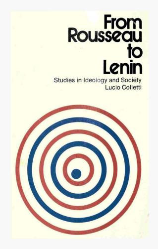From Rousseau to Lenin; studies in ideology and society