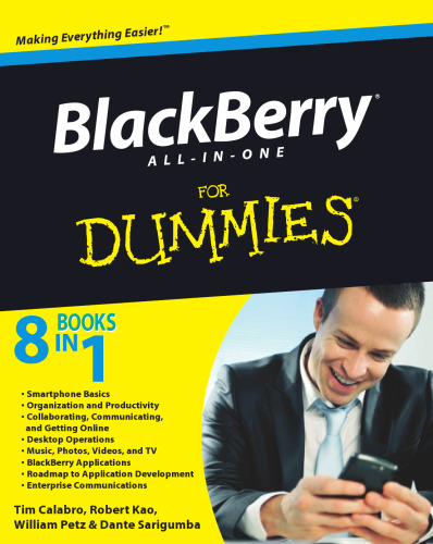 BlackBerry all-in-one for dummies Description based on print version record