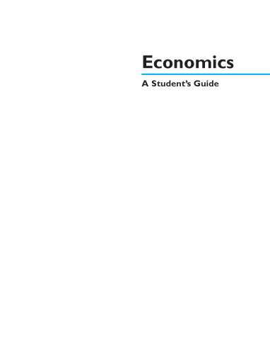 Economics: A Student's Guide