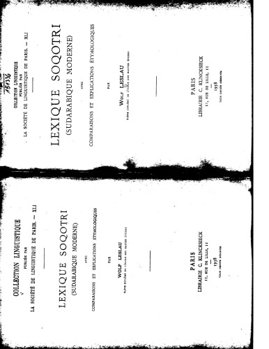 Lexique Soqotri (sudarabique moderne)