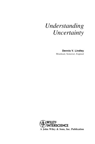 Understanding uncertainty