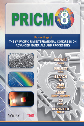 Proceedings of the 8th Pacific Rim International Conference on Advanced Materials and Processing