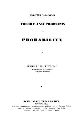 's Outline of Probability