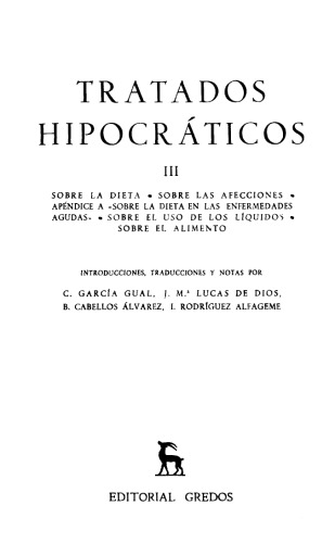Tratados Hipocráticos. 3