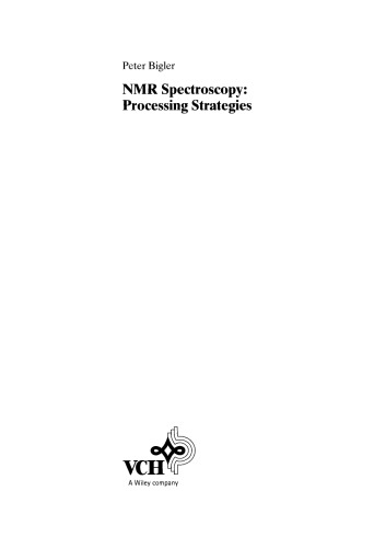 NMR spectroscopy : processing strategies