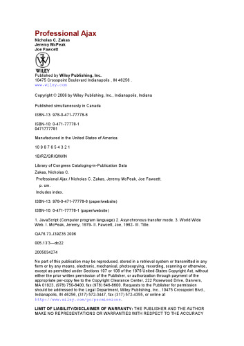 Joe Fawcett, Professional Ajax