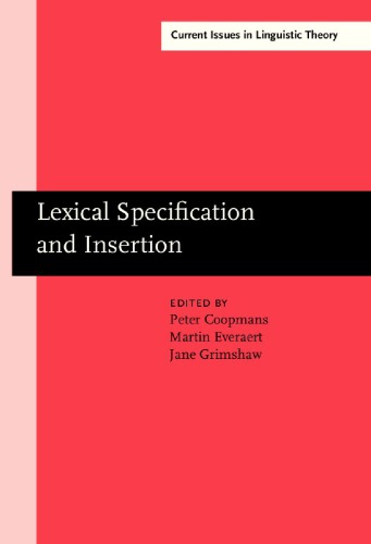 Lexical Specification and Insertion