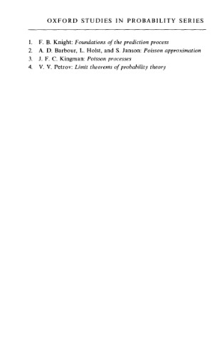 Limit theorems of probability theory: sequences of independent random variables