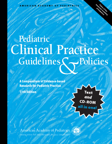 Pediatric Clinical Practice Guidelines & Policies