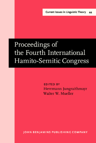 Proceedings of the Fourth International Hamito-Semitic Congress