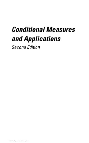Conditional measures and applications