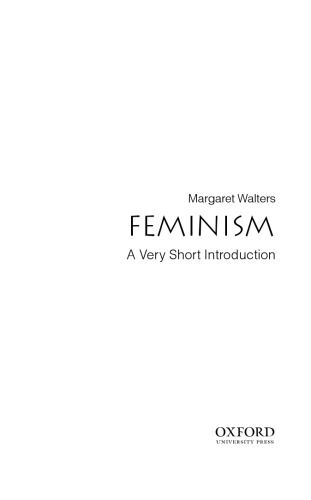Feminism : a very short introduction