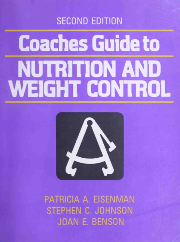 Coaches guide to nutrition and weight control