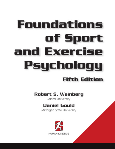 Foundations of sport and exercise psychology