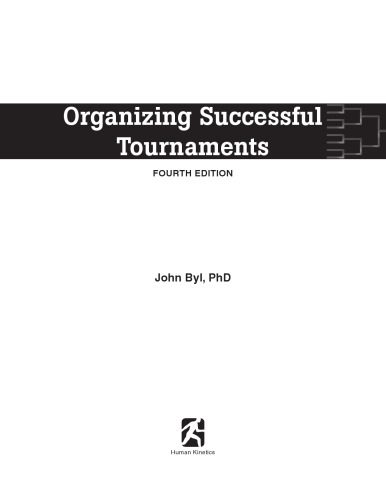 Organizing successful tournaments