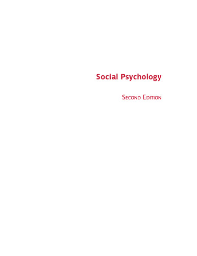 Social psychology