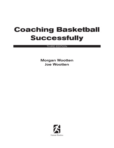Coaching Basketball Successfully - 3rd Edition