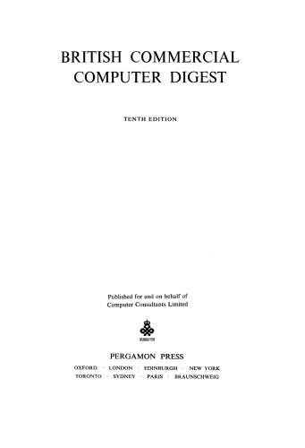 British Commercial Computer Digest