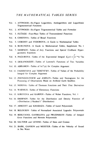 Tables of the Principal Unitary Representations of Fedorov Groups