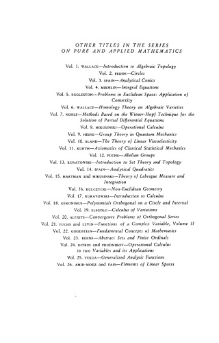 Direct and Converse Theorems. The Elements of Symbolic Logic