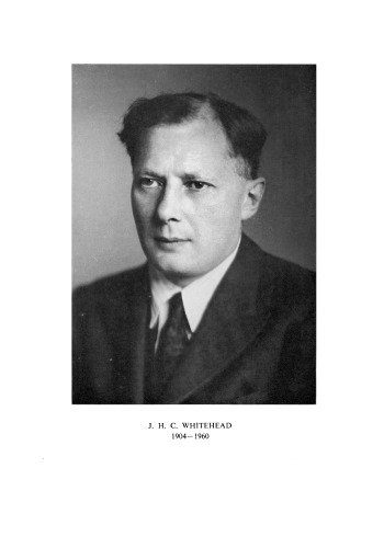Complexes and Manifolds. The Mathematical Works of J. H. C. Whitehead