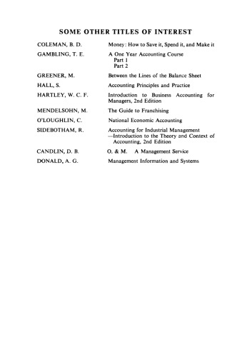 Accounting for Price-Level Changes. Theory and Procedures