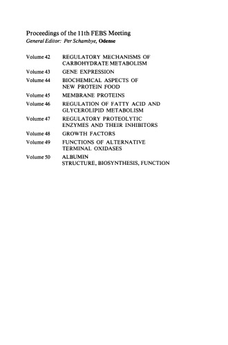Regulation of Fatty Acid and Glycerolipid Metabolism. Symposium A5