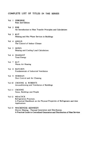 District Heating. Thermal Generation and Distribution