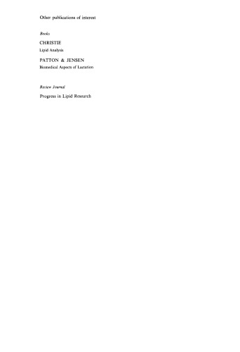 Lipid Metabolism in Ruminant Animals