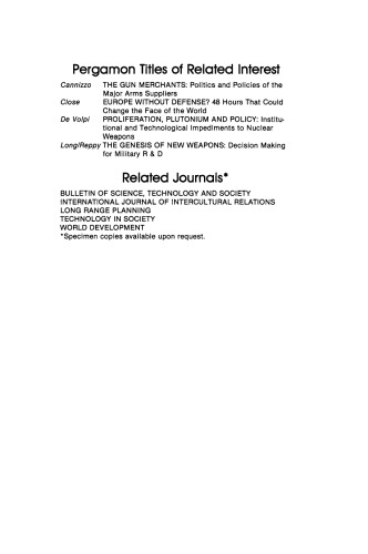 Western Europe and the New International Economic Order. Representative Samples of European Perspectives