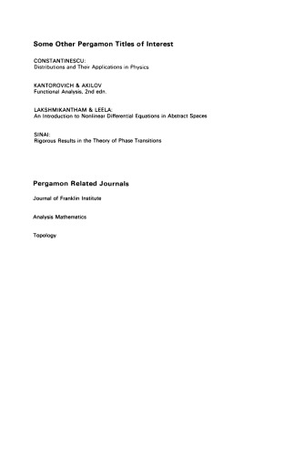 Differential Equations and Numerical Mathematics. Selected Papers Presented to a National Conference Held in Novosibirsk, September 1978