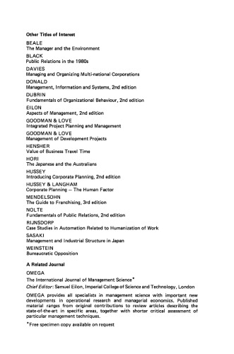 The Japanese Approach to Product Quality. Its Applicability to the West