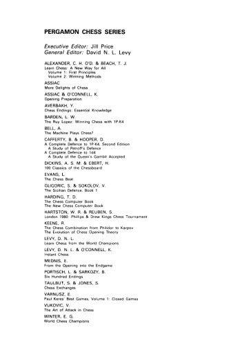 The New Chess Computer Book