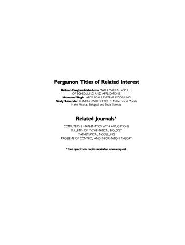 Mathematical Modelling in Science and Technology. The Fourth International Conference, Zurich, Switzerland, August 1983