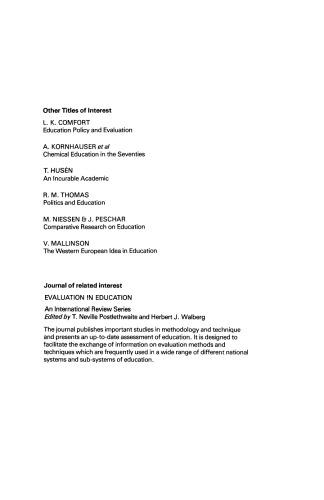 Educational Research and Policy: How Do They Relate?