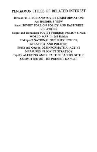 The Petrov Affair. Politics and Espionage