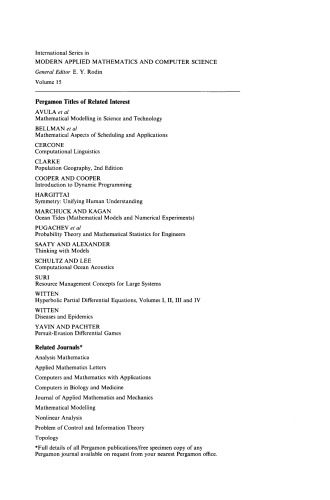 Ocean Acoustic Propagation by Finite Difference Methods