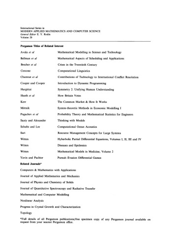 Formal Theories of Politics. Mathematical Modelling in Political Science