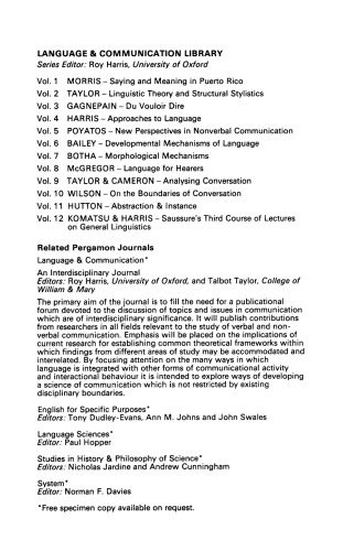 Linguistics and Philosophy. The Controversial Interface