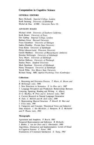 Constraints, Language and Computation