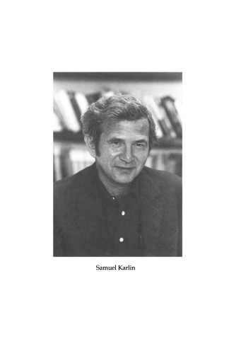 Probability, Statistics, and Mathematics. Papers in Honor of Samuel Karlin