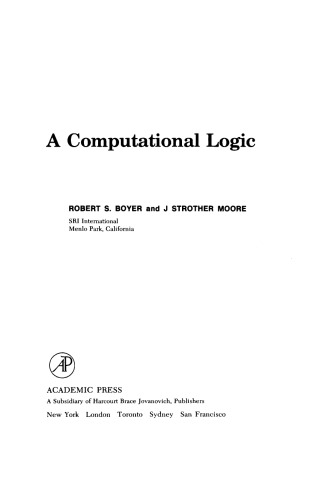 A Computational Logic