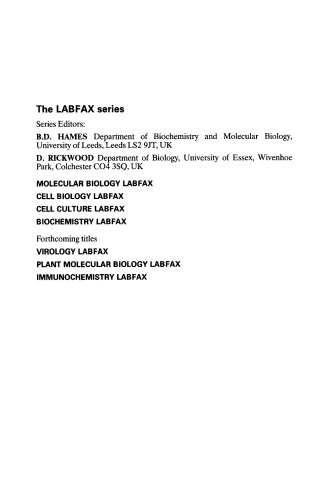 Biochemistry Labfax