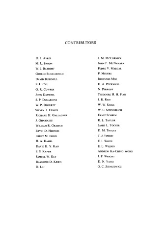Numerical and Computer Methods in Structural Mechanics