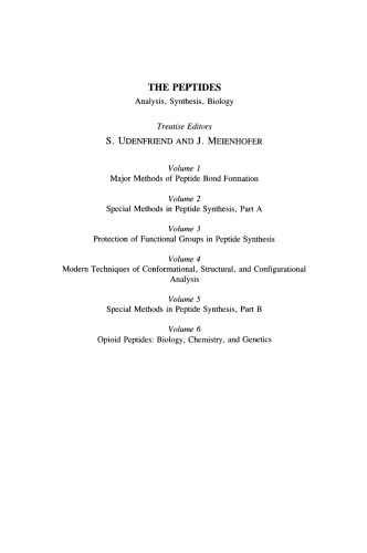 Opioid Peptides: Biology, Chemistry, and Genetics. The Peptides: Analysis, Synthesis, Biology