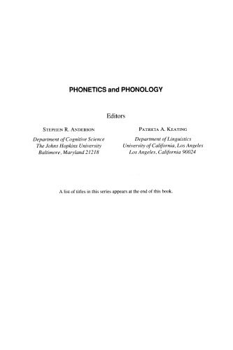 Studies in Lexical Phonology. Lexical Phonology