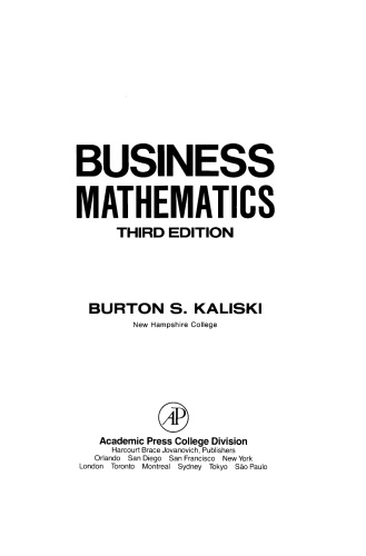 Business Mathematics