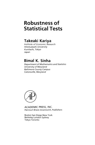Robustness of Statistical Tests