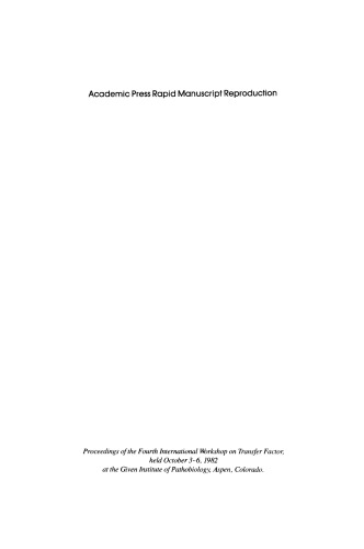 Immunobiology of Transfer Factor