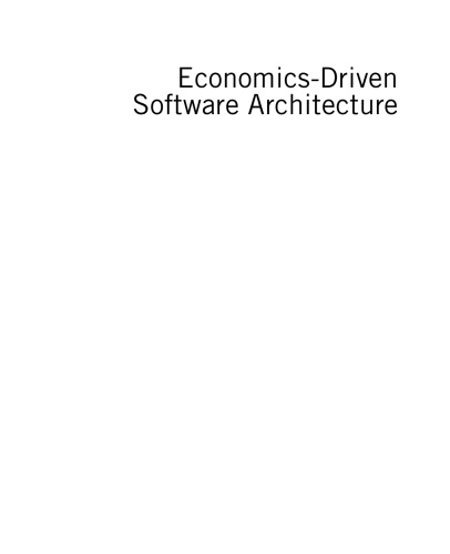 Economics-Driven Software Architecture